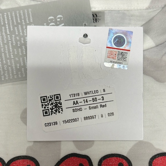 Louisiana Ragin’ Cajuns Gameday Couture Crushing Victory Leopard Print Shirt - Picture 4 of 4